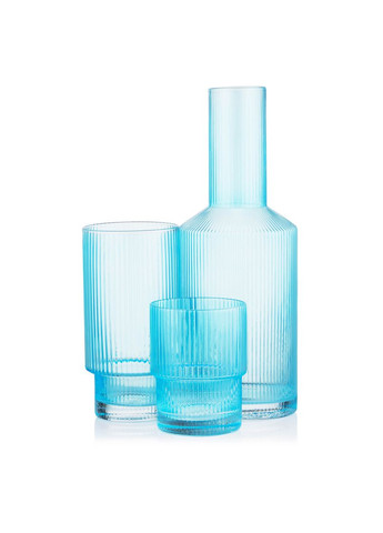 Набір високих склянок Ardesto AR2638SBL 380 мл 2 шт блакитний No Brand (350918669)