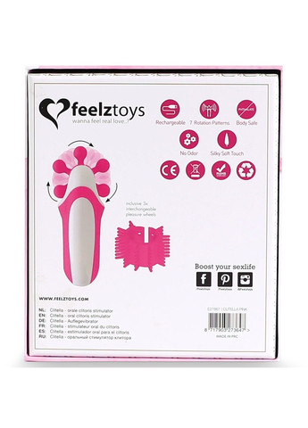 Стимулятор Clitella Oral Clitoral Stimulator Pink FeelzToys (316253165)