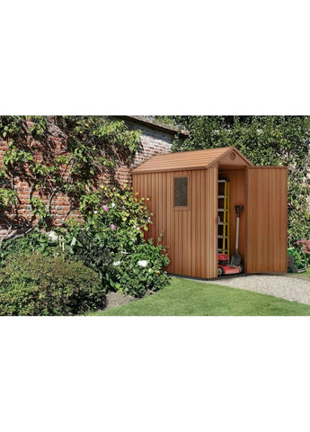 Садовий будиночок Darwin 4x6 126х185 см коричневий 246949 Keter (318434979)