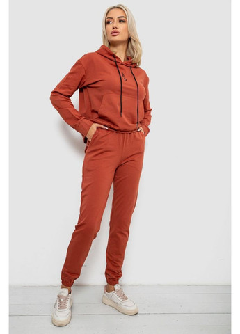 Спортивний костюм жіночий двонитка, колір теракотовий, 214R1419-001 Ager (364465810)