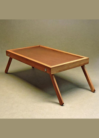 Столик-поднос для завтрака из дерева Орегон шафран (СТП-000106) No Brand (327868291)