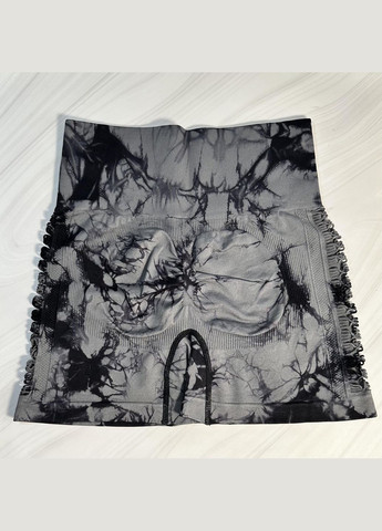 Жіночі спортивні безшовні шорти з перфорацією для фітнесу тай-дай No Brand (326062405)