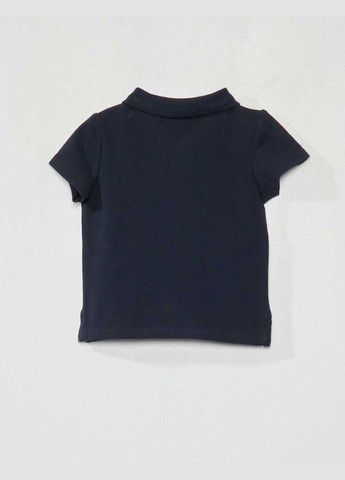 Темно-синяя детская футболка-поло лето,темно-синий, для мальчика Kiabi