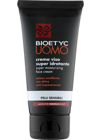 Deborah Суперзволожувальний крем для обличчя Milano Bioetyc UOMO Super Moisturizing Face Cream 50ml (2-1162851) — Крем, Італія (369791094)