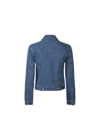 Синяя демисезонная джинсовая куртка прямого кроя для женщины lidl 416948 36(s) Esmara