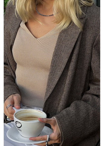 Бежевий пуловер демісезон,бежевий, NA-KD