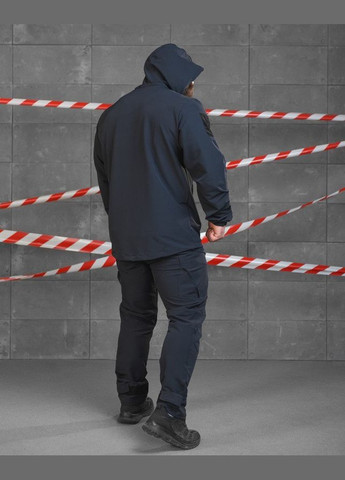 Тактичний літній еластичний костюм синій No Brand