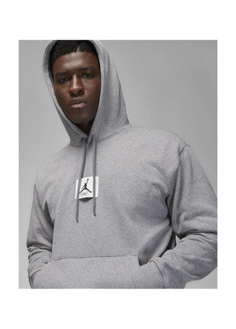 Худи мужские Flight Fleece MenS Pullover Hoodie Grey Air Jordan (364662292)