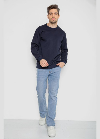 Темно-синій світшот чоловічий утеплений Ager без декору (304502874)