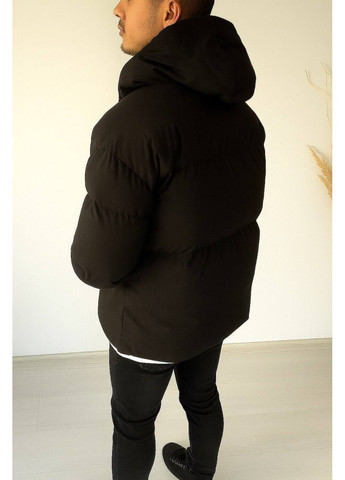 Черная демисезонная мужская куртка FINO Mode