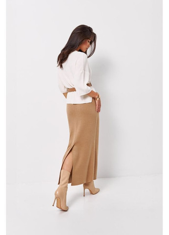 Спідниця зі шлицею 2774 Пісок Triko Bakh (368651158)