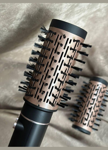 Фен браш стайлер с вращающейся насадкой R.421 електрическая расческа Черный 1000 Вт RAF (304974631)