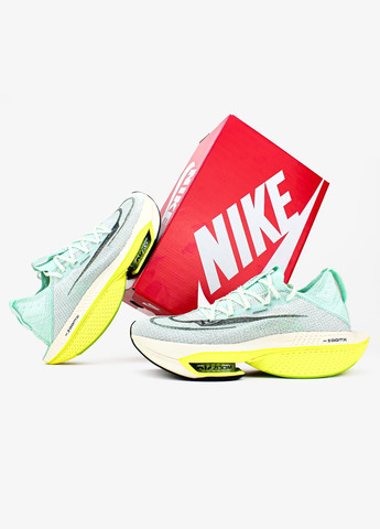 Серые демисезонные кроссовки мужские nike wmns air zoom alphafly next 2 mint | найк аир зум серые No Brand