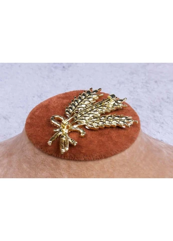 Брошка три колоски, жіноча брошка золотий колосок пшениці Fashion Jewelry (393799719)