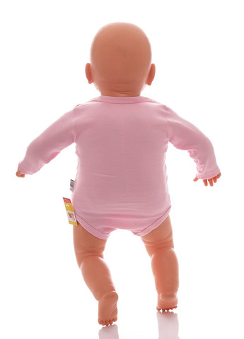 Боди с длинным рукавом для девочки интерлок вся в маму розовое MiniPapi 62 см (30899) BABYKROHA (297199396)