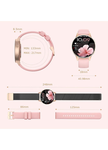 Розумний смарт годинник для жінок Фітнес-браслет для маленької руки з функцією розмови виклику спортивні для android і ios Smart Watch (367080135)