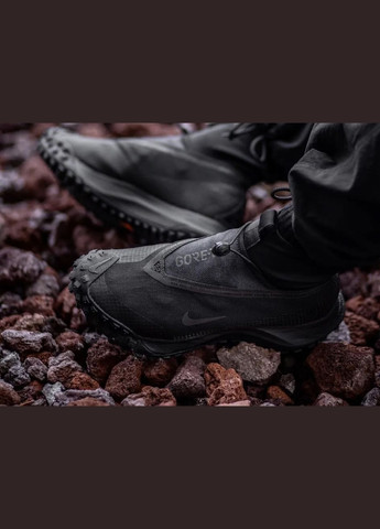 Чорні кросівки acg mountain fly gore-tex dark grey black - ct2904-002 Nike