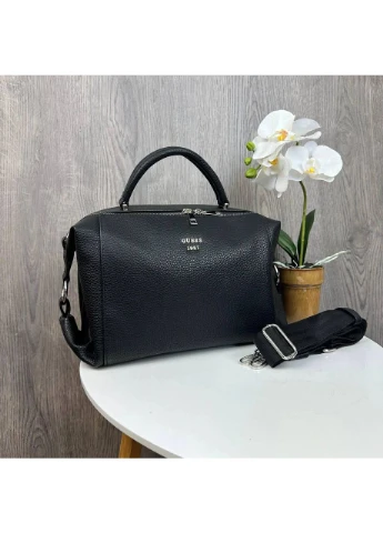 Сумка женская Guess Гесс классическая черная экокожа 28х13х20 см No Brand Гесс (400873551)