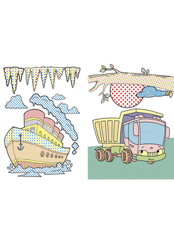 Большие водяные раскраски. Техника Кристал Бук F00022917 (355313886)