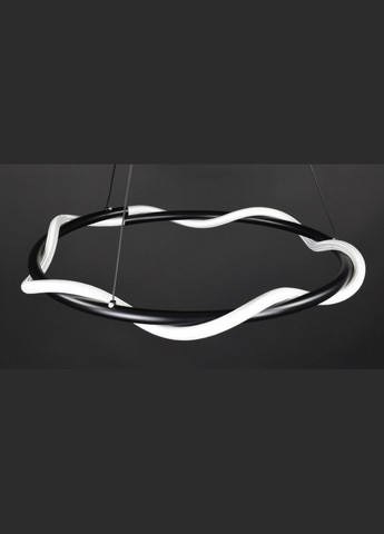 Люстра світлодіодна підвісна LED світильник для квартири на стелю лед 27943 Чорний 30-150х62х62 см. Sunnysky (364490743)