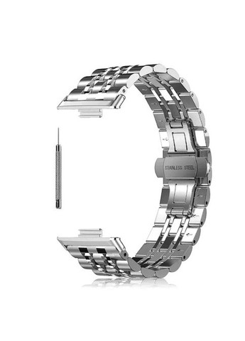 Браслет / ремешок совместим с Huawei Watch Fit 2/3. Стальной. Ремешок на хуавей вотч фит 2/3 No Brand (370101729)