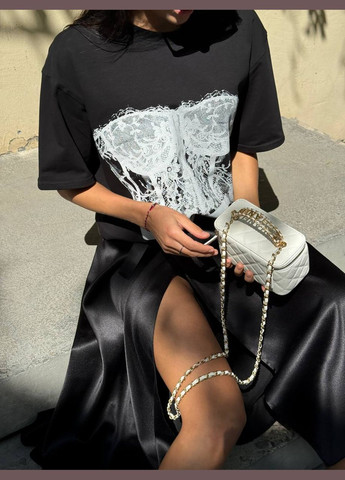 Жіноча футболка з принтом Україна - (331606631)