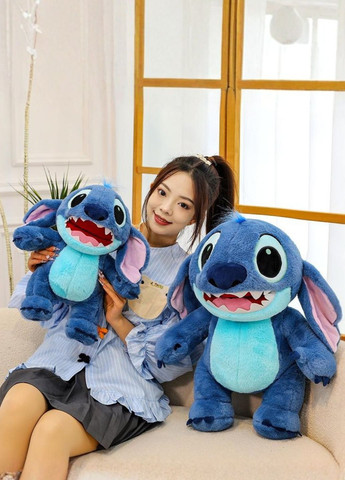 Плюшевая игрушка Стич 50 см пушистый антистресс обнимашка My Kigu (373188473)