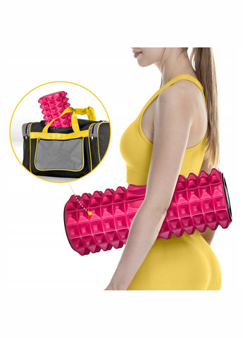 Масажний ролик EVA 33 x 14 см (валик, роллер) Pink () 4FIZJO P-5907739314352 (367610300)