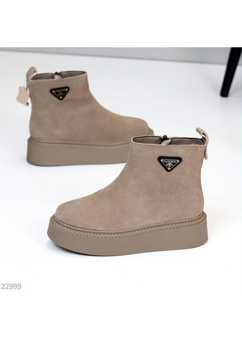 266 Черевики Зимові чорні замшеві Hengji (317633687)