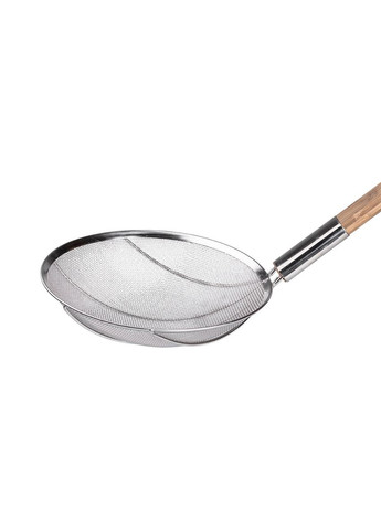 Шумовка "паук" с деревянной ручкой Ø 28 см для фритюра и глаза HP-19-19-28CM (A-033482) Zhongjing (362210578)