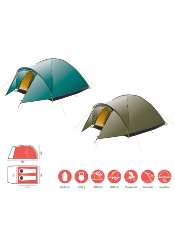 Намет Topeka 2 Alu Capulet Olive (30921259) Grand Canyon (315936886)