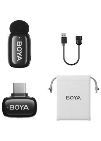 Мікрофон mini 2-06 Type-C Black Boya (402471914)