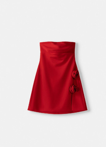 Красное праздничный платье Bershka однотонное