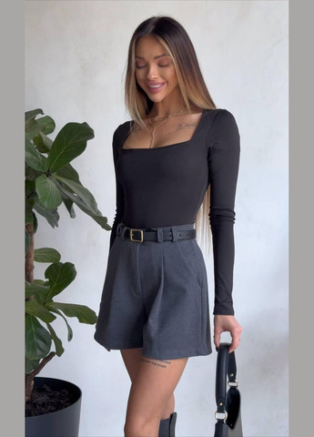 Шорты женские - стильные и теплые №055 Серый 42-44 JUGO Atelier (302652850)