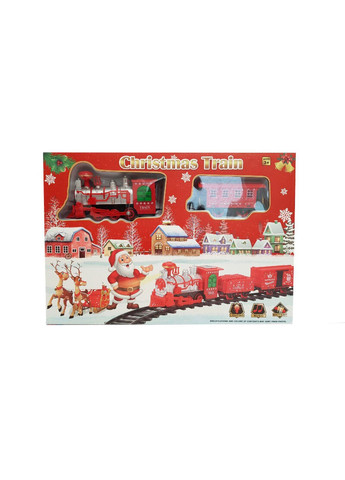 Іграшковий набір залізниця Christmas Train із світло-звуковими ефектами 18 ел (820-1) MFC (371684612)