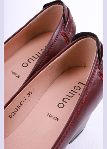 Туфлі жіночі бордового кольору Let's Shop (293337703)