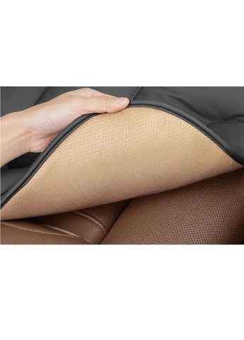 Подушка ортопедическая на заднее сидение в салон машины автомобиля из экокожи с пеной памяти 129х46 см (479114-Prob) Черная Unbranded (315806130)