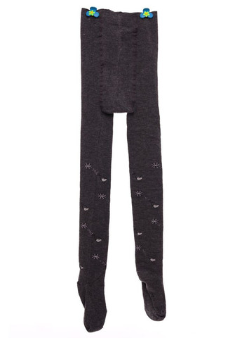 Колготи бавовна для дівчинки з феєрверком сірі 128 см (51559) BABYKROHA (323470007)