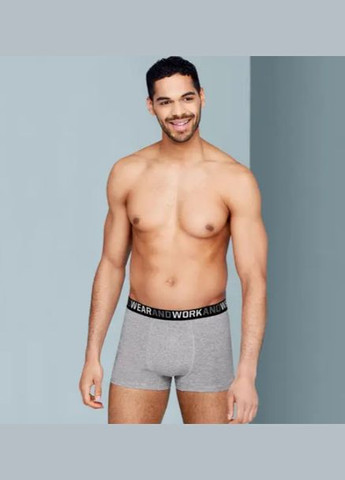 Набір чоловічих трусів боксерів LYCRA® 3 шт в наборі, чорні Livergy Боксери (332653239)