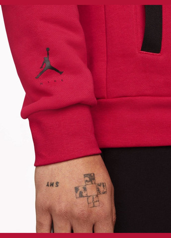 Червоний світшот кофта реглан Jordan логотип (303700308)