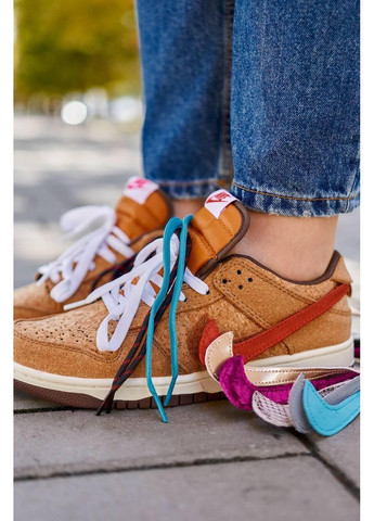 КРОСІВКИ ЖІНОЧІ NIKE CLOT DUNK LOW SP CORK НАЙК No Brand бежеві демісезони (367173244)
