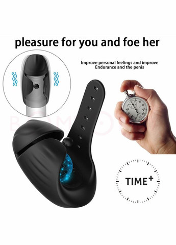 Анальный вибратор для массажа и стимуляции простаты с пультом дистанционного управления JEUSN No Brand (307084726)