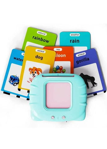 Говорячі навчальні картки англійською мовою для дітей 2–8 років | Інтерактивна Монтессорі іграшка з озвученням 224 слів | China (354827628)