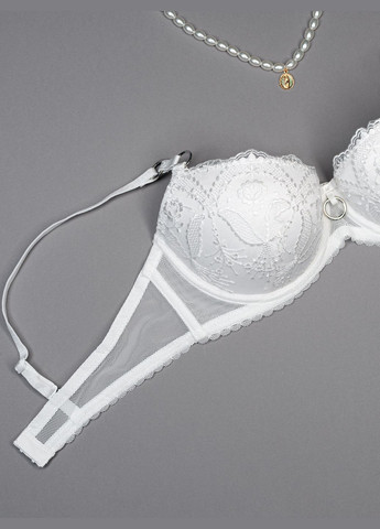 Белый бюстгальтер Magnet с косточками нейлон