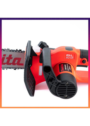 Безщіткова Акумуляторна пила DUC130Z RED (48V 6 Ah) Шина 30См Автозмащування АКБ пила Макіта ГАРАНТІЯ Makita (368682241)