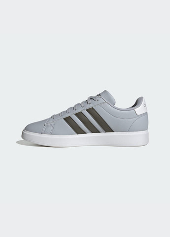 Серые летние кроссовки grand court 2.0 adidas