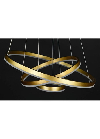 Люстра светодиодная подвесная LED светильник для квартиры на потолок лэд 27776 Золото 25-180х60х60 см. Sunnysky (324395912)