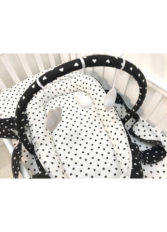 Кокон-мобіль "Сердечка чорні" Moontime (354827240)