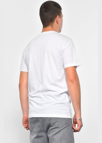 Біла футболка чоловіча білого кольору Let's Shop