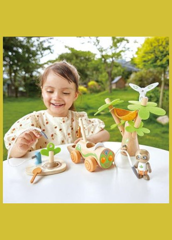 Ігровий набір дерев'яний Електрокар для садіння дерев (E3417) Hape дерев'яний Електрокар для садіння дерев (357237574)